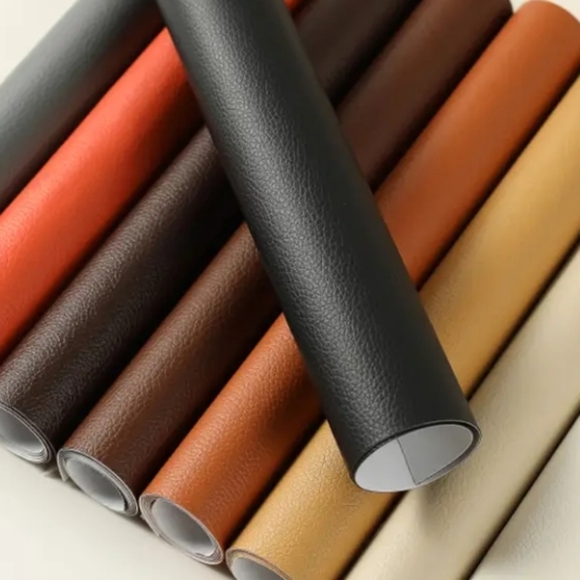 💙🐾faux leather, Gray And Whire Fabric and fabric adhesive patches - Picture 1 of 16